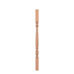 1-3/4" Red Oak Octagonal Square Top Baluster LJ50058