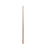 1-1/4" Red Oak Colonial Taper Top Baluster LJ5015