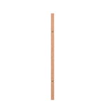 1-1/4" Red Oak Craftsman Square Top V-Grooved Baluster - LJ5060V