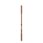 1-1/4" Cherry Colonial Square Top Baluster - LJ5067