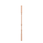 1-1/4" Hard Maple Colonial Square Top Baluster - LJ5067