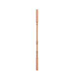 1-1/4" Red Oak Colonial Square Top Baluster - LJ5067