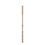 1-1/4" Poplar Colonial Square Top Baluster - LJ5067