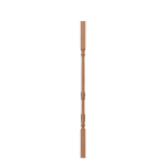 1-1/4" White Oak Colonial Square Top Baluster - LJ5067