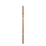 1-3/4" Poplar Round Square Top Baluster LJ5090