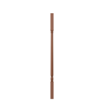 1-1/4" Cherry Colonial Candlecup Square Top Baluster - LJ5141