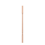 1-1/4" Hard Maple Colonial Candlecup Square Top Baluster - LJ5141