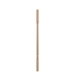 1-1/4" Poplar Colonial Candlecup Square Top Baluster - LJ5141