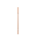 1-1/4" x 42" Hard Maple Colonial Candlecup Square Top Non Drilled Bottom Baluster - LJ5141ND