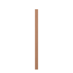 1-3/4" White Oak Craftsman Square Top Baluster - LJ5360