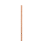 1-3/4" Red Oak Square Top V-Grooved Baluster - LJ5360V