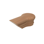 Natural Alder LJ7019 One Opening Newel Cap