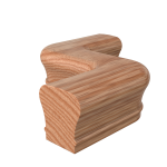 Red Oak "S" Shaped Fitting LJ7248