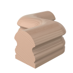 Maple "S" Shaped Fitting LJ7548