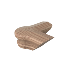 Hickory Quarterturn Newel Cap - LJ7621