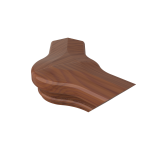 Cherry 135&#176; Quarterturn Newel Cap - LJ7721-135