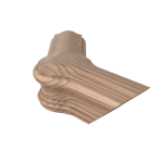 Hickory 135&#176; Quarterturn Newel Cap - LJ7921-135