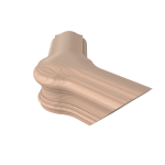 Maple 135&#176; Quarterturn Newel Cap - LJ7921-135