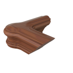 Cherry Quarterturn Newel Cap - LJ7921