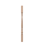 1-3/4" Hickory Bristol Beaded Square Top Baluster LJB2905