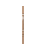 1-3/4" Poplar Bristol Beaded Square Top Baluster LJB2905