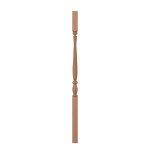 1-3/4" White Oak Bristol Beaded Square Top Baluster LJB2905