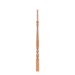 1-3/4" Red Oak Bristol Beaded Taper Top Baluster LJB2915