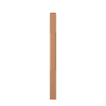 3-1/2" x 48" Natural Alder Chamfered Short Utility Newel - LJC4000