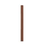 3-1/2" x 48" Cherry Chamfered Short Utility Newel - LJC4000