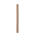 3-1/2" x 48" Hickory Chamfered Short Utility Newel - LJC4000