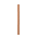 3-1/2" x 48" Red Oak Chamfered Short Utility Newel - LJC4000