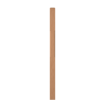 3-1/2" x 58" Natural Alder Chamfered Intermediate Landing Newel - LJC4001