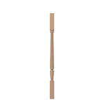 1-3/4" Poplar Fluted Square Top Baluster LJF2005