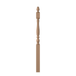 3-1/4" x 58" Poplar Fluted Long Utility Newel - LJF3942