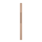 3-1/2" x 58" Hard Maple Fluted Intermediate Landing Newel - LJF4001