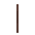 3" x 48" Walnut Fluted Short Utility Newel - LJF4110