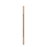 1-1/4" Hickory Fluted Square Top Craftsman Baluster LJF5060