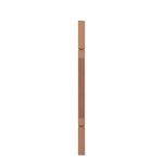 1-3/4" White Oak Square Top V-Groove Baluster LJF5360V