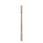 1-3/4" Hickory Plain Square Top Baluster LJP2005