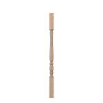 1-3/4" Hickory Challis Urn Square Top Baluster LJP2105