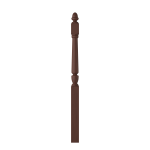 3-1/2" x 58" Walnut Long Utility Newel - LJP3042