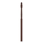 3-1/2" x 78" Walnut Intermediate Landing Newel - LJP30588