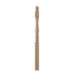 3-1/2" x 58" Poplar Long Utility Newel - LJP3342