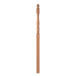 3-1/2" x 78" Red Oak Intermediate Landing Newel - LJP3358