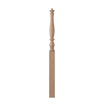 3-1/4" x 50" Hickory Long Utility Newel - LJP3914