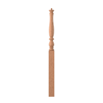 3-1/4" x 50" Red Oak Long Utility Newel - LJP3914