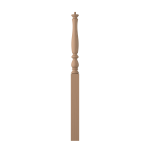 3-1/4" x 50" Poplar Long Utility Newel - LJP3914
