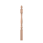 3-1/4" x 48" Hard Maple Short Utility Newel - LJP3940