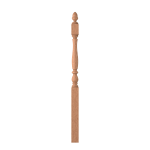 3-1/4" x 58" Red Oak Long Utility Newel - LJP3942