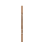 1-3/4" Poplar Square Top Twisted Baluster LJT2005